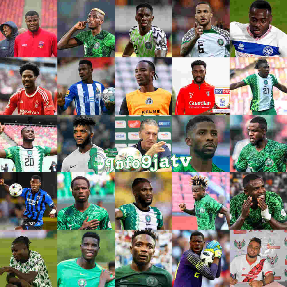 Names Of All Super Eagle Players